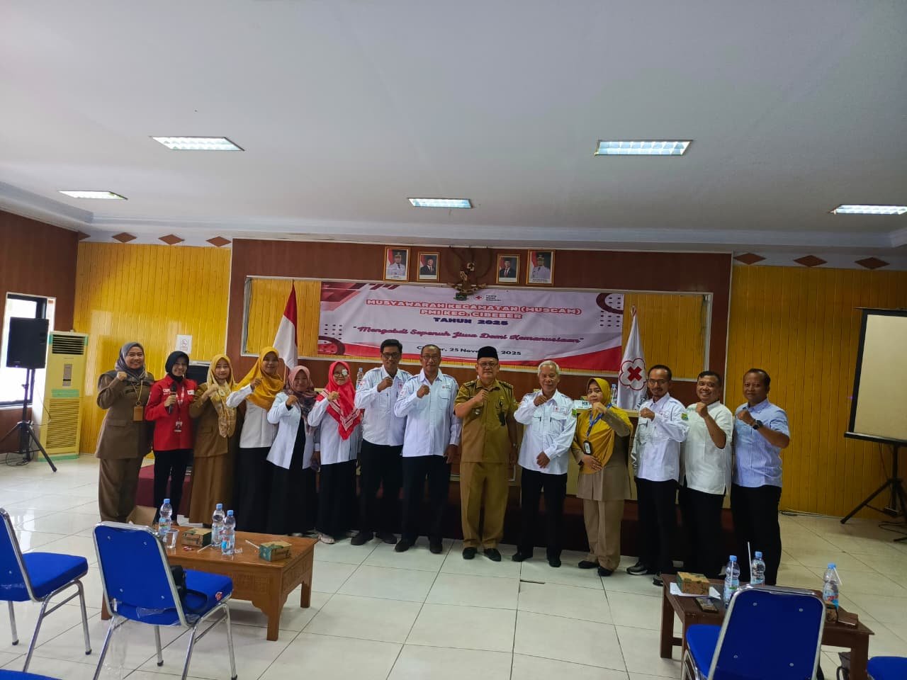 Muscam PMI Kecamatan Cibeber 2025 Digelar, Mulyadi Terpilih sebagai Ketua