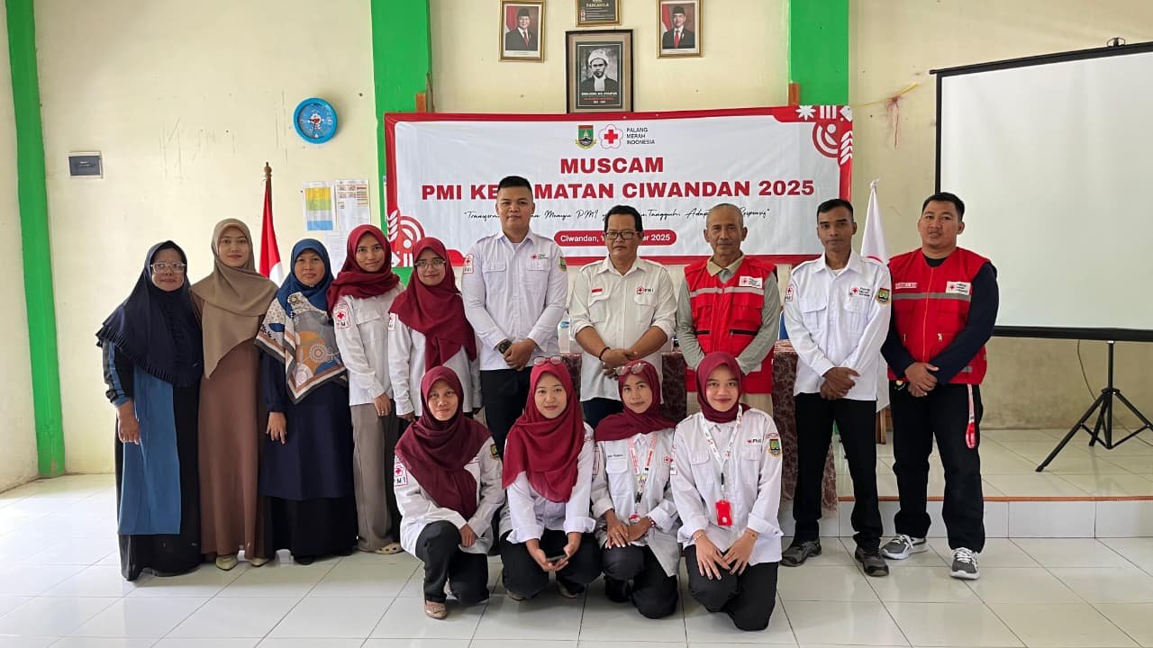 Cecep Irfanudin Terpilih sebagai Ketua PMI Kecamatan Ciwandan Periode 2025–2030