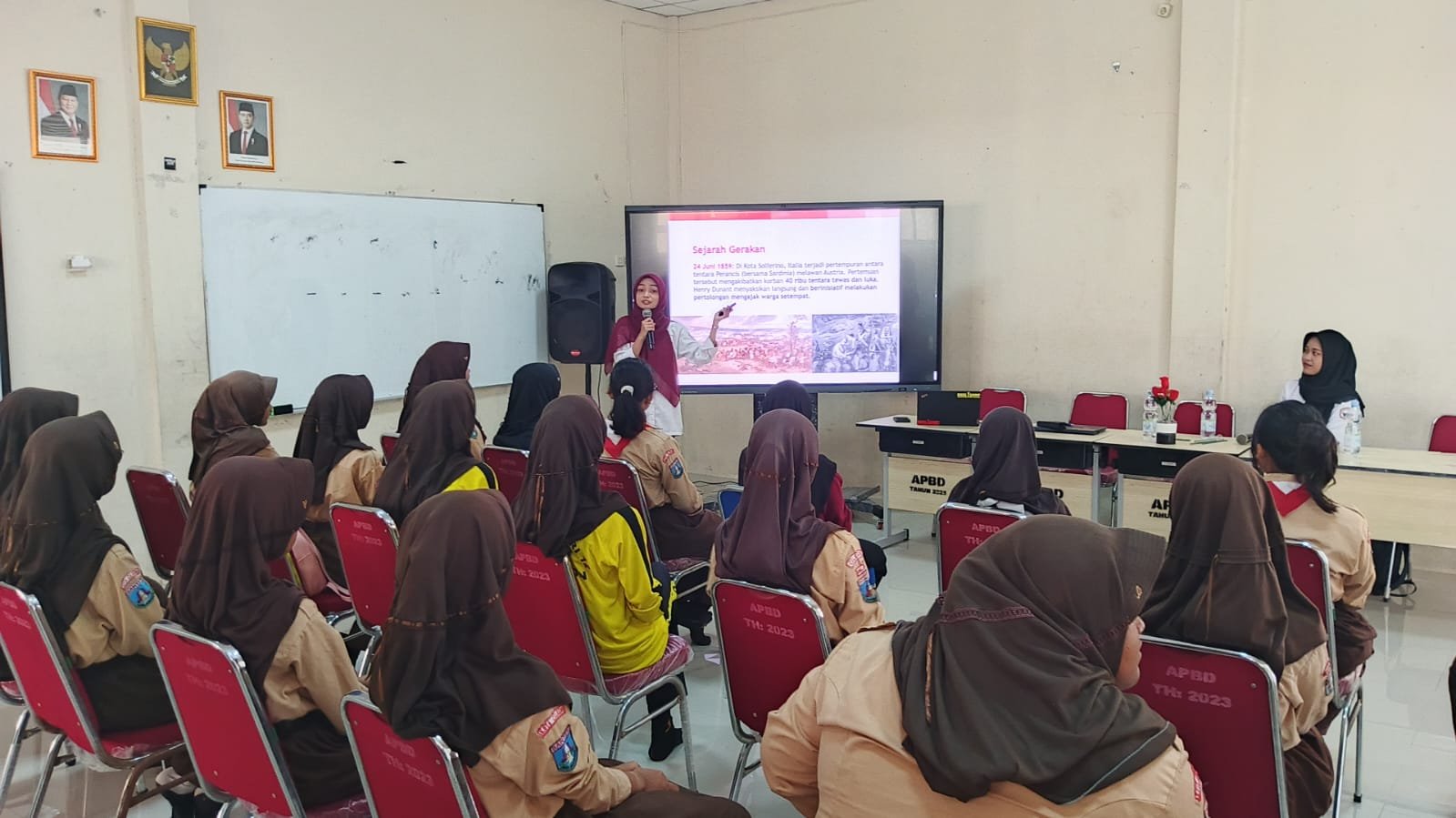 Orientasi Kepalangmerahan, PMI Kota Cilegon Perkuat Pembinaan PMR di SMPN 12 Cilegon